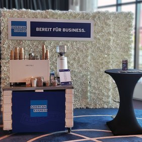 American Express - Coffee-Bar als Messestand 