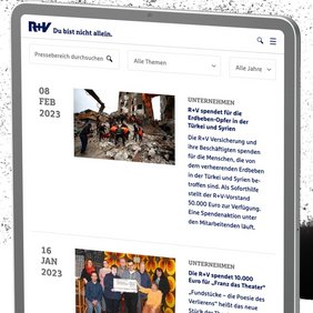 R+V - Contentmanagement Newsroom