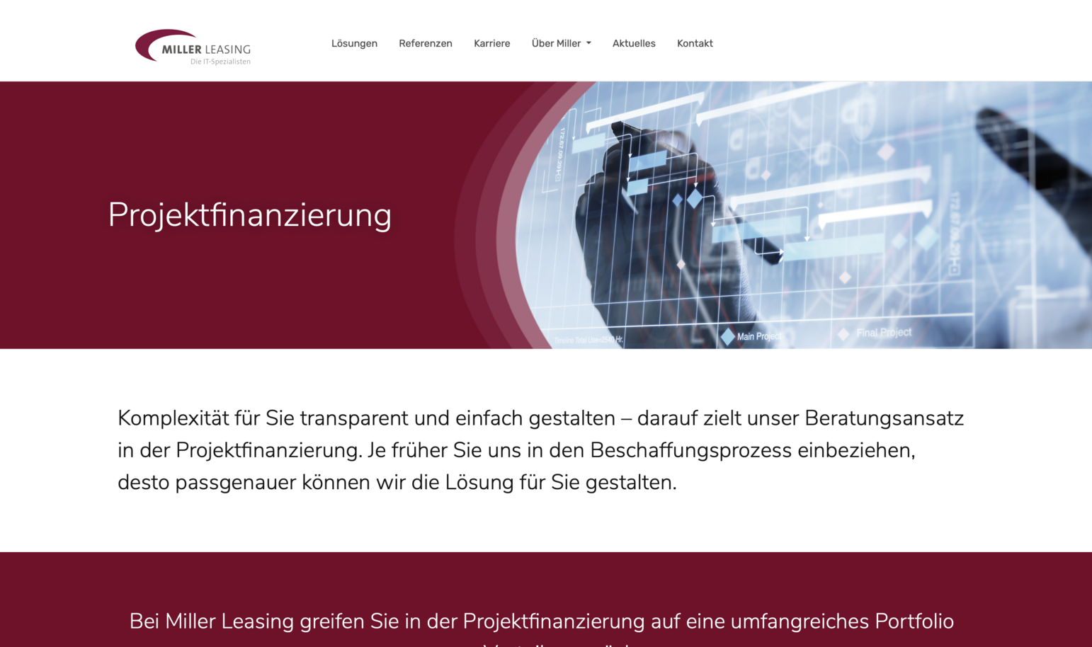 miller_leasing_website Arts & Others Communication GmbH